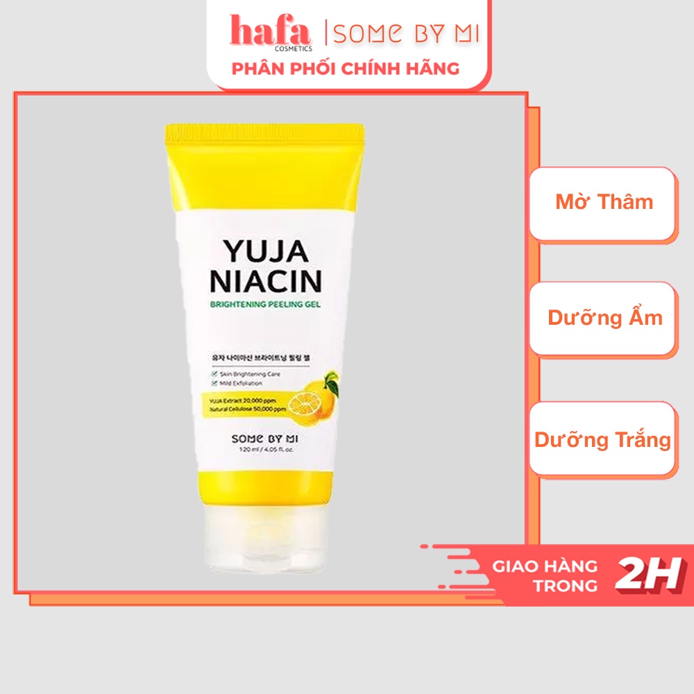 Gel Tẩy Da Chết Dịu Nhẹ Làm Sáng Da SOME BY MI Yuja Niacin Brightening Peeling Gel 120ml _ Some By Mi Chính Hãng