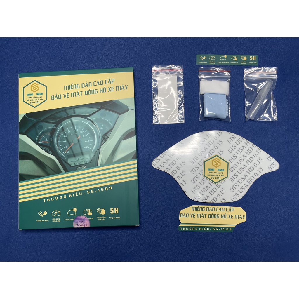 PPF VESPA SPRINT , PRIMAVERA , MIẾNG DÁN MẶT ĐỒNG HỒ XE VESPA PPF, CHỐNG TRẦY XƯỚC, bao da chìa khoá vespa