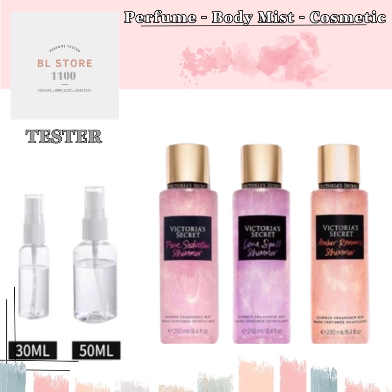 | MINMIN | Bộ Sưu Tập Xịt Thơm Nước Hoa Toàn Thân Victoria’s Secret Shimmer 10ml Fragrance Mist ✨Moo✨