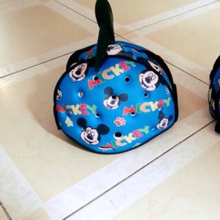Nón bảo hiểm HeadGuard-Mickey xanh