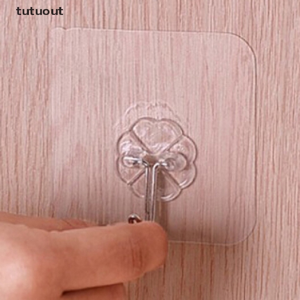 Bộ 3 Móc Treo Đồ Dính Tường Trong Suốt Có Giác Hút Mạnh Cho Nhà Bếp Nhà Tắm Vn