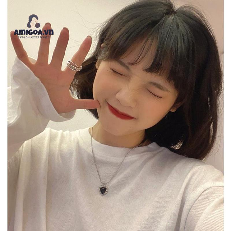 ✨✨Vòng Cổ Mặt Hình Trái Tim Đơn Giản Thời Trang Cho Nữ