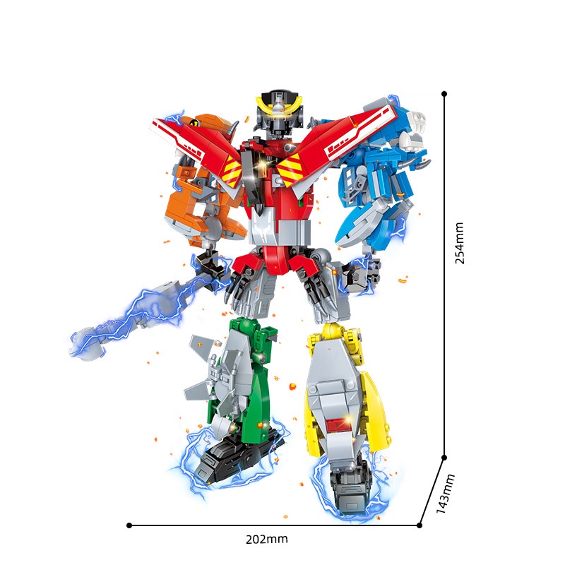 Bộ đồ chơi lắp ráp mô hình khủng long SLUBAN 5 trong 1 cho bé