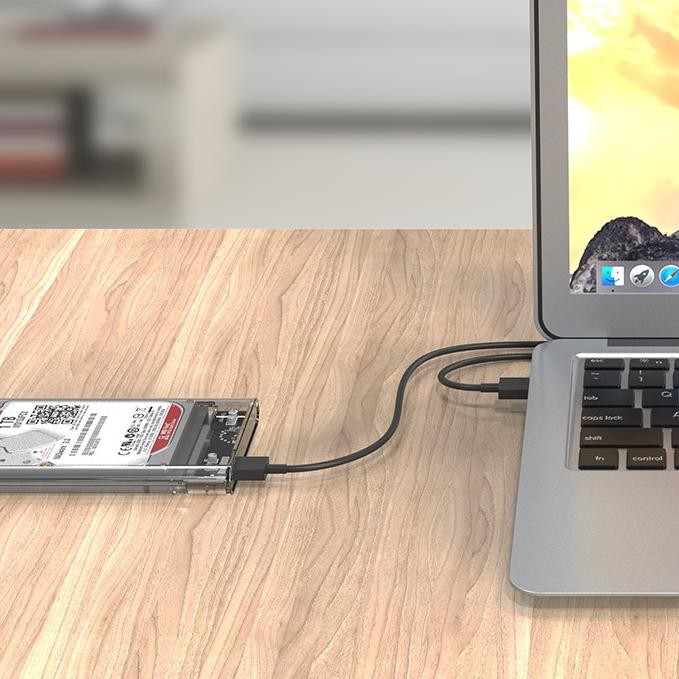 ✈ Hộp đựng ổ cứng Orico 2139U3 2.5 inch USB3.0 trong suốt ♚