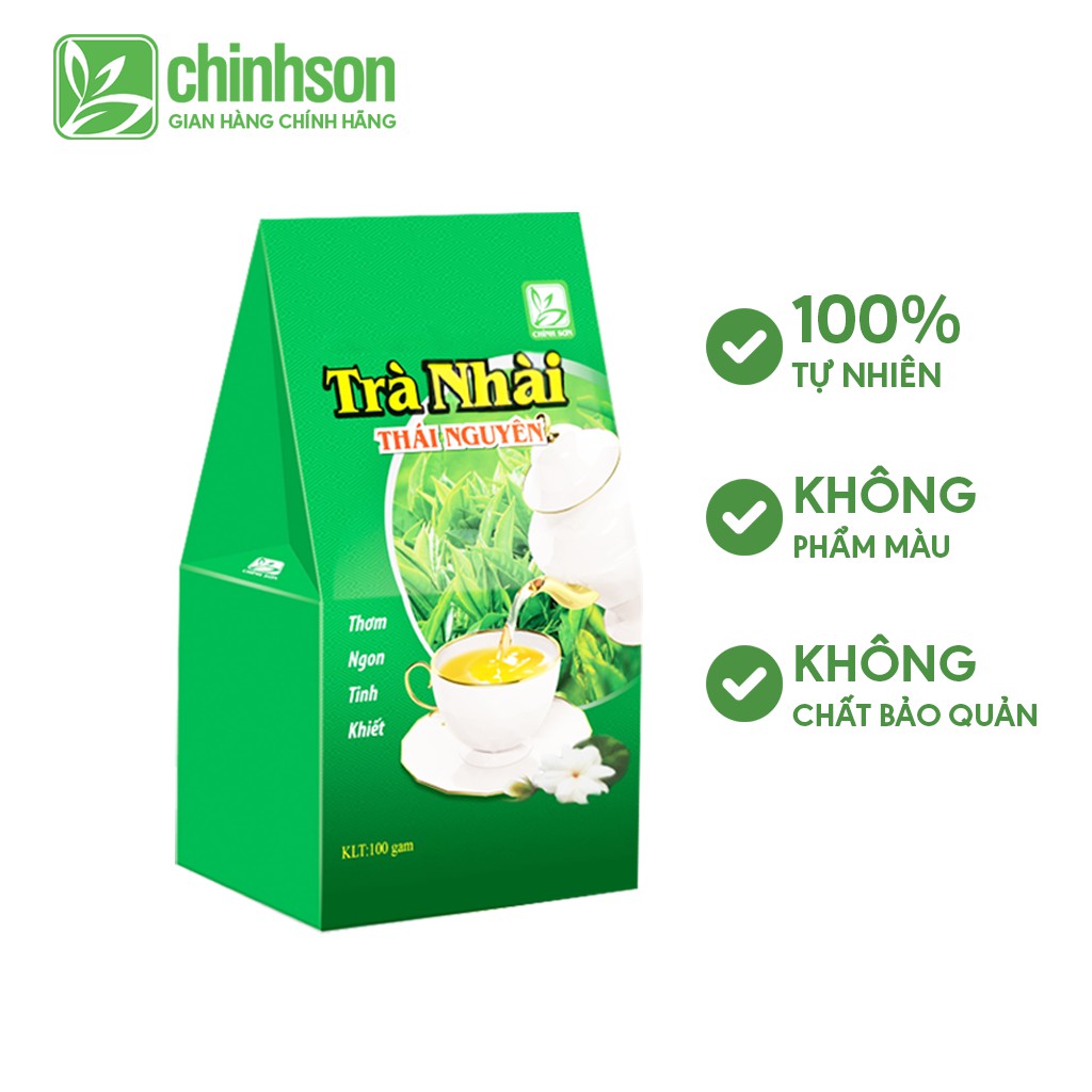 Trà Nhài Thái Nguyên Chính Sơn 100g - Nguyên liệu pha chế đồ uống, 100% Tự nhiên