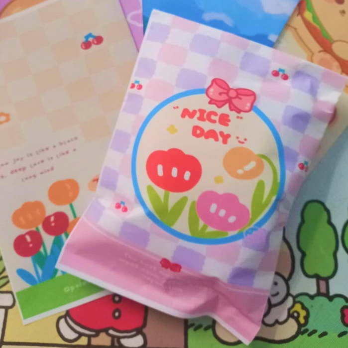 Túi giấy mini đựng bánh kẹo, quà họa tiết dễ thương 14x20cm
