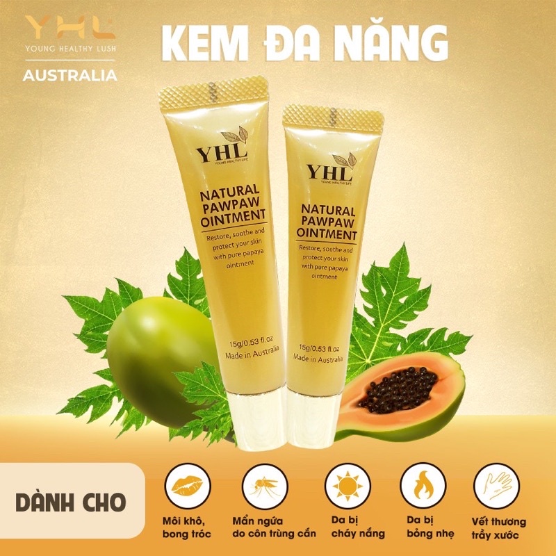 Kem đa năng YHL được chiết xuất từ tinh dầu đu đủ