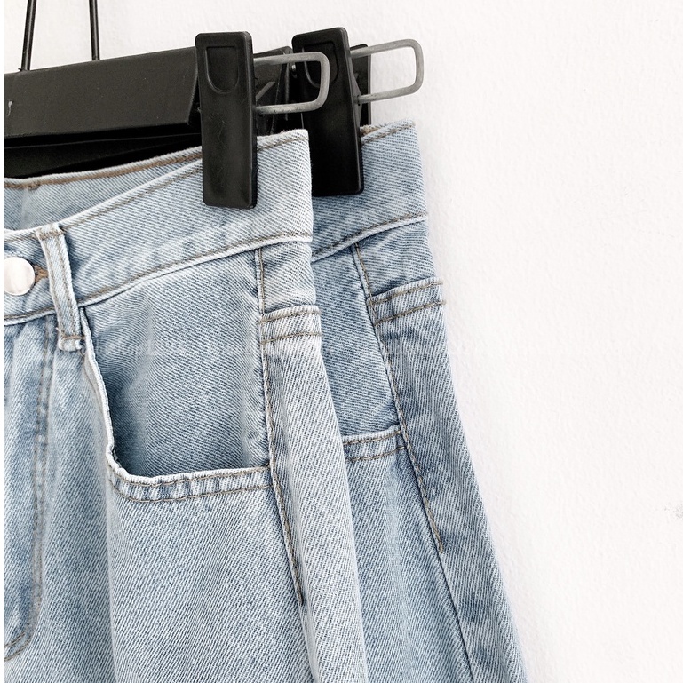 Quần Ống Rộng Jean Nữ Cạp Cao - Nabishop1234 Mã 3193  (ẢNH THẬT) | BigBuy360 - bigbuy360.vn