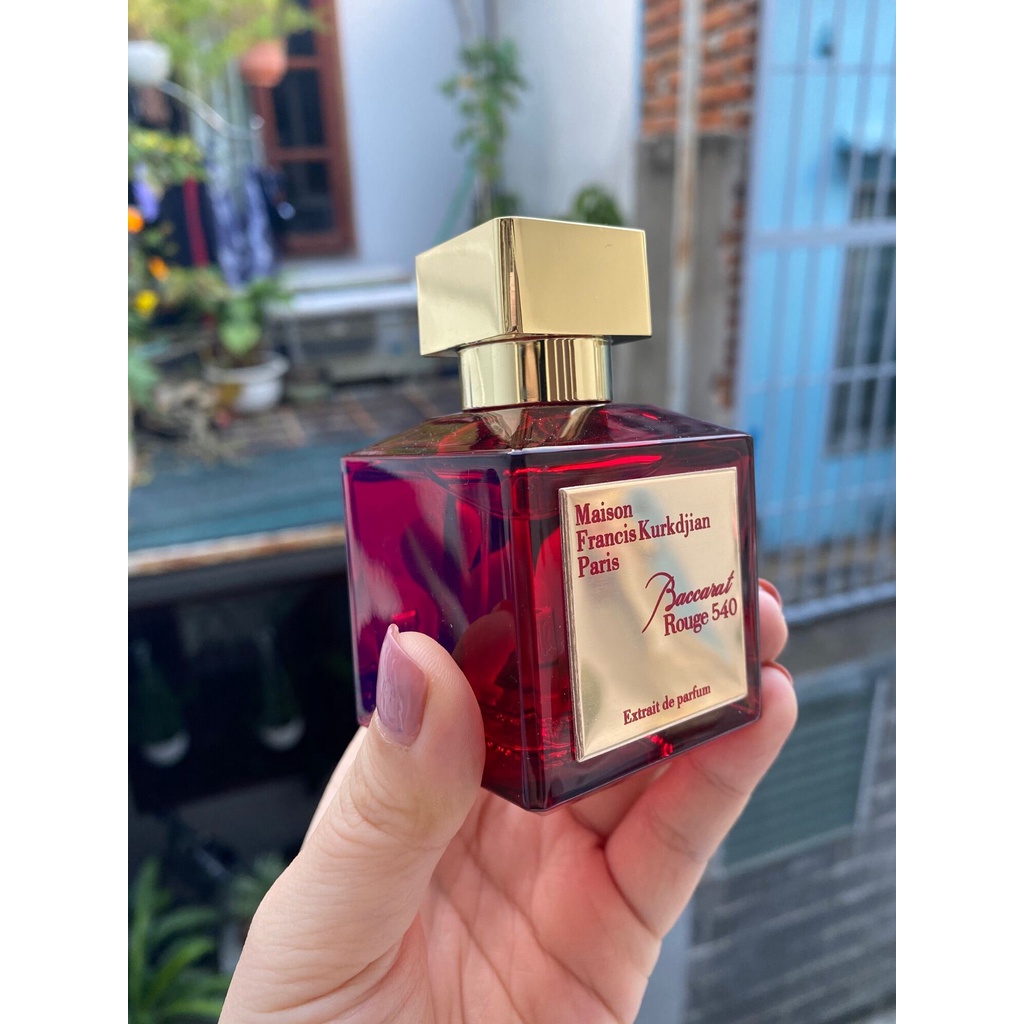 Nước hoa Unisex ĐỎ LỪNG DANH PHÁP Maison Francis Kurkdjian Baccarat Rouge 540 SIÊU ĐẮT ĐỎ Extrait de Parfum Full 70ml