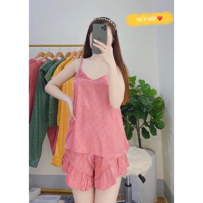Set 2 dây bigsize ❤️ FREESHIP ❤️ Bộ 2 dây phối quần bèo xinh chất mềm mát size từ 45-85kg vừa thoải mái có hình thật | BigBuy360 - bigbuy360.vn