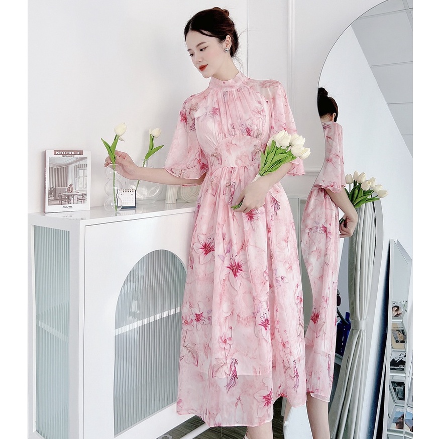 Đầm váy tơ hoa Cánh tiên Nami tiểu thư V1400