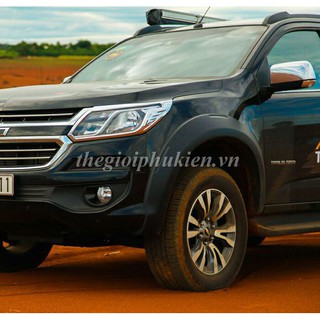 Chevrolet Trailblazer - Bộ sản phẩm ốp bảo vệ đèn pha, đèn hậu MẠ CROM