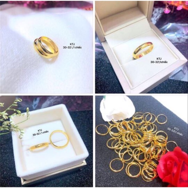 Nhẫn trơn 10k