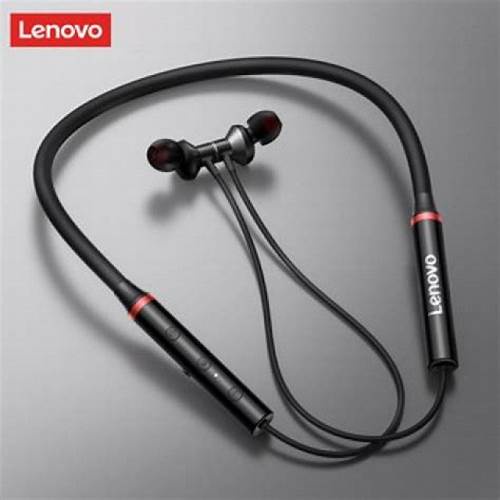 100% Nguyên bản Lenovo HE05X Bluetooth 5.0 Tai nghe không dây HIFI không dây Âm thanh Từ tính Tai nghe đeo cổ thể thao