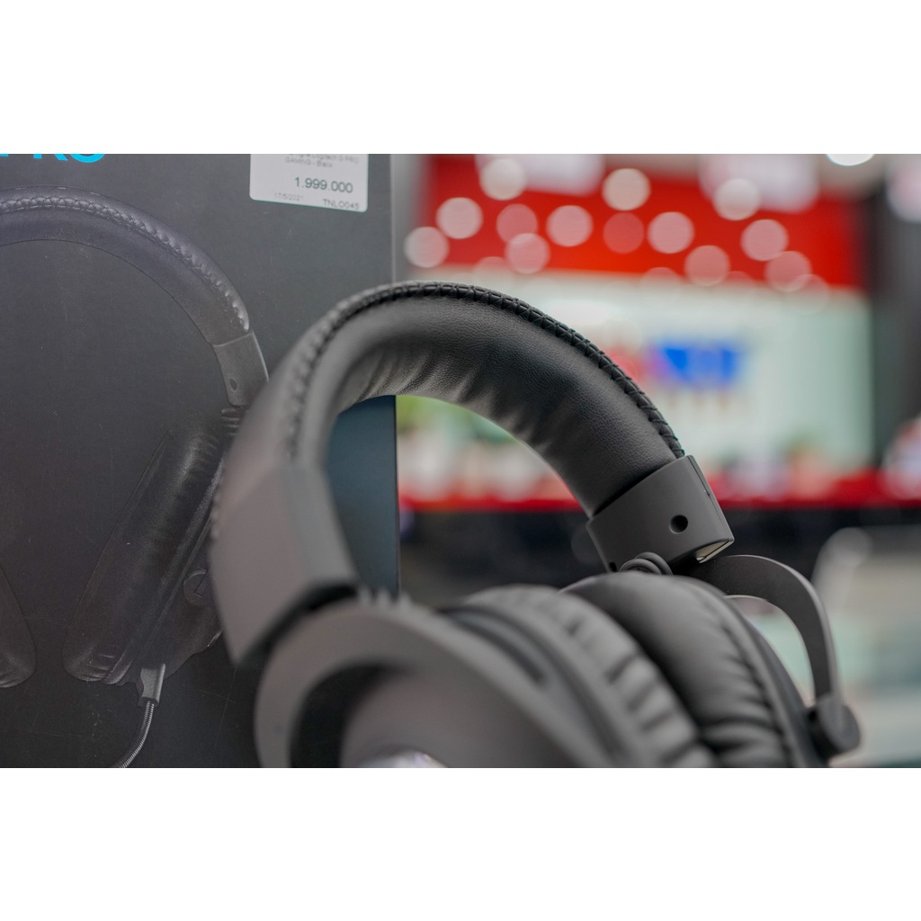 Tai nghe Logitech G PRO GAMING - Black (Gen 2), Micro có thể tháo rời, Màng loa PRO-G™ 50mm