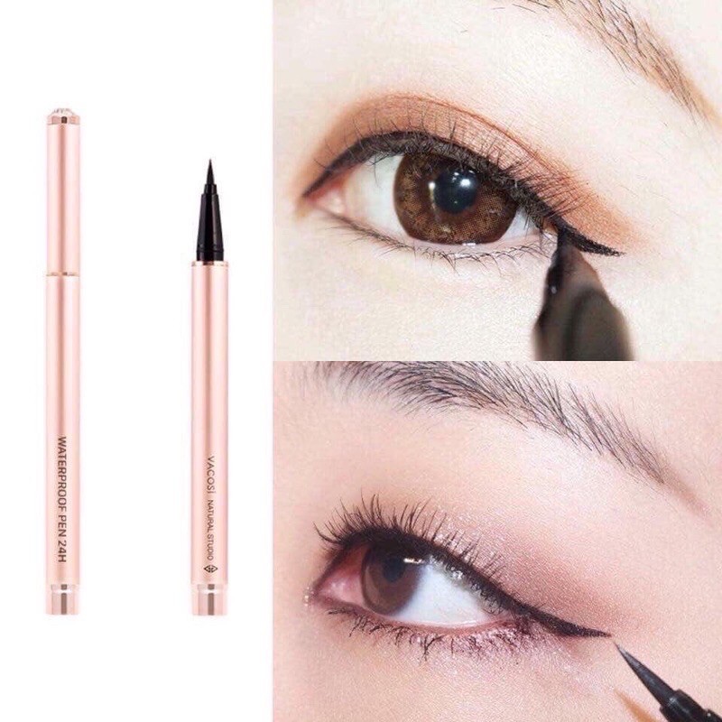 Kẻ Mắt Nước Lâu Trôi Vacosi 24H Waterproof Pen 2g