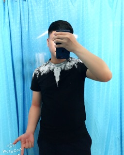 Áo phông không cổ Marcelo Burlon