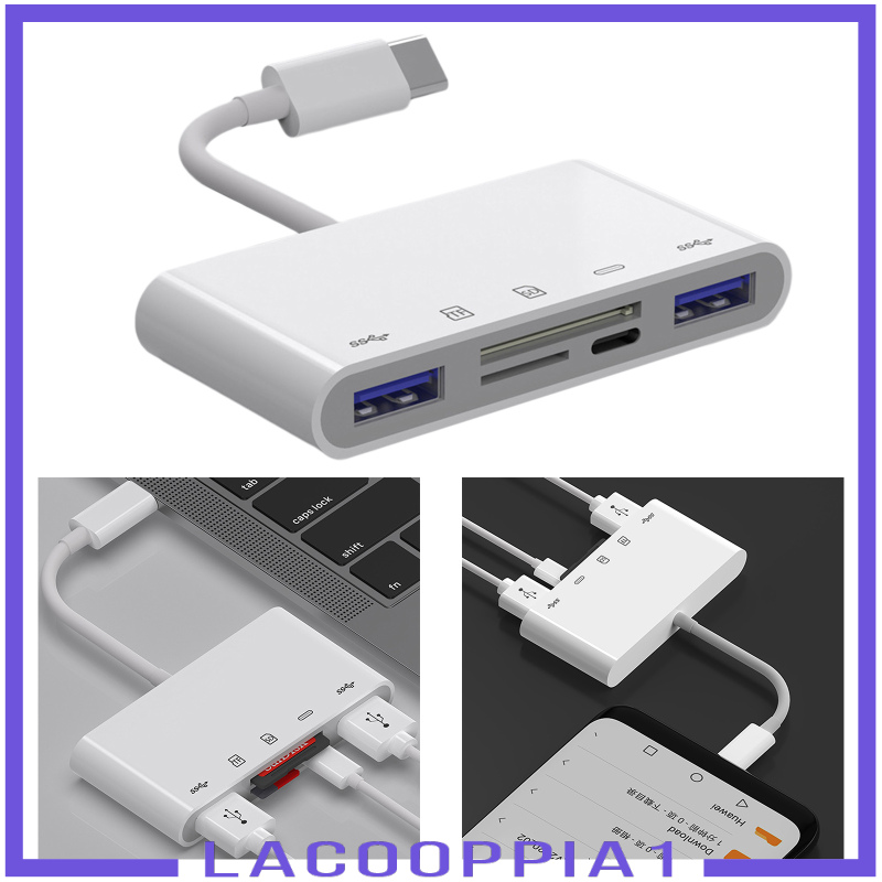 Đầu Đọc Thẻ Nhớ Đa Năng Lapoppia1) Usb 3.0 5 Trong 1 Cho Macbook | BigBuy360 - bigbuy360.vn