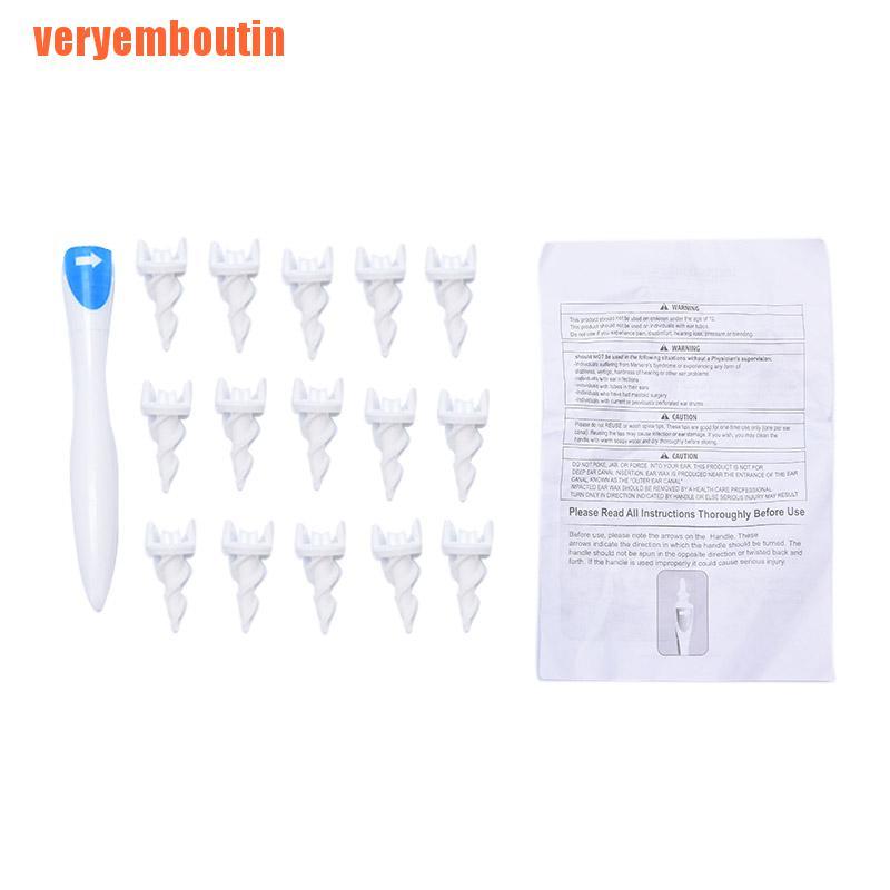 Dụng Cụ Lấy Ráy Tai Với 16 Đầu Thay Thế Tiện Lợi