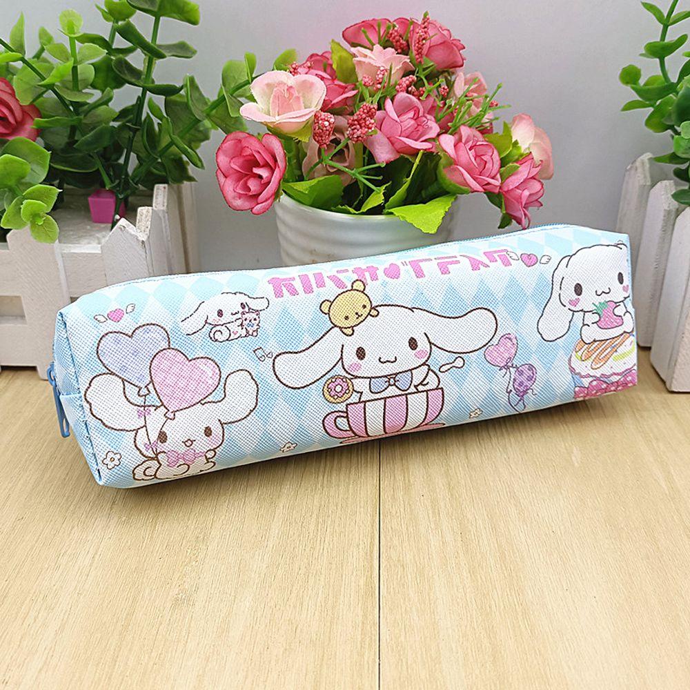 Bóp Viết Da PU Hình Cinnamoroll Dễ Thương