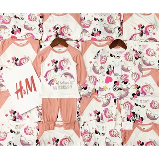 Sét 2 bộ bé gái thun cotton mềm mỏng nhẹ
