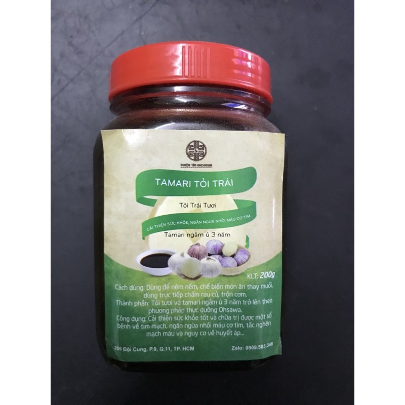 Tamari Tỏi Trái Lâu Năm Hủ 200g