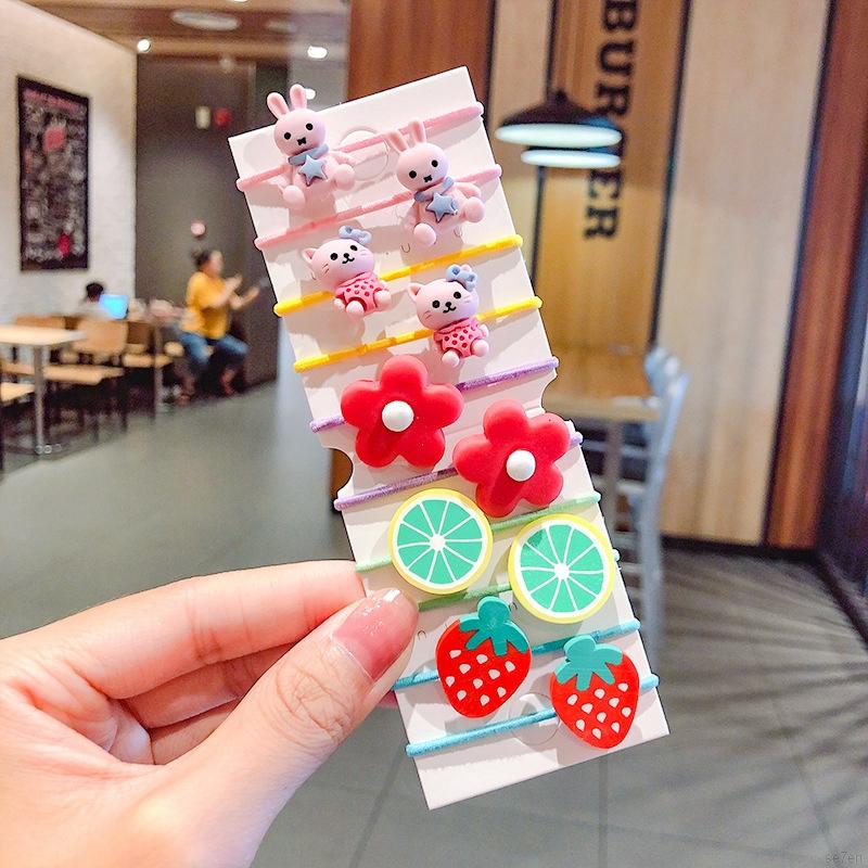 Set 10 dây buộc tóc xinh xắn cho bé gái 1-6 tuổi