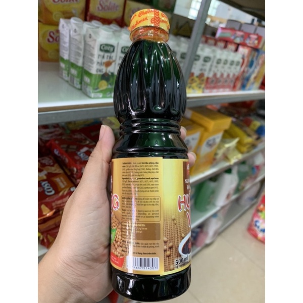 Nước tương Hương Việt thanh vị Cholimex chai 500ml