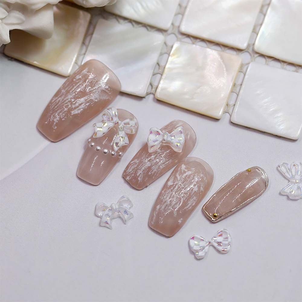 [Hàng mới về] Nơ trang trí móng tay nhiều màu sắc phong cách Nhật Bản dễ thương