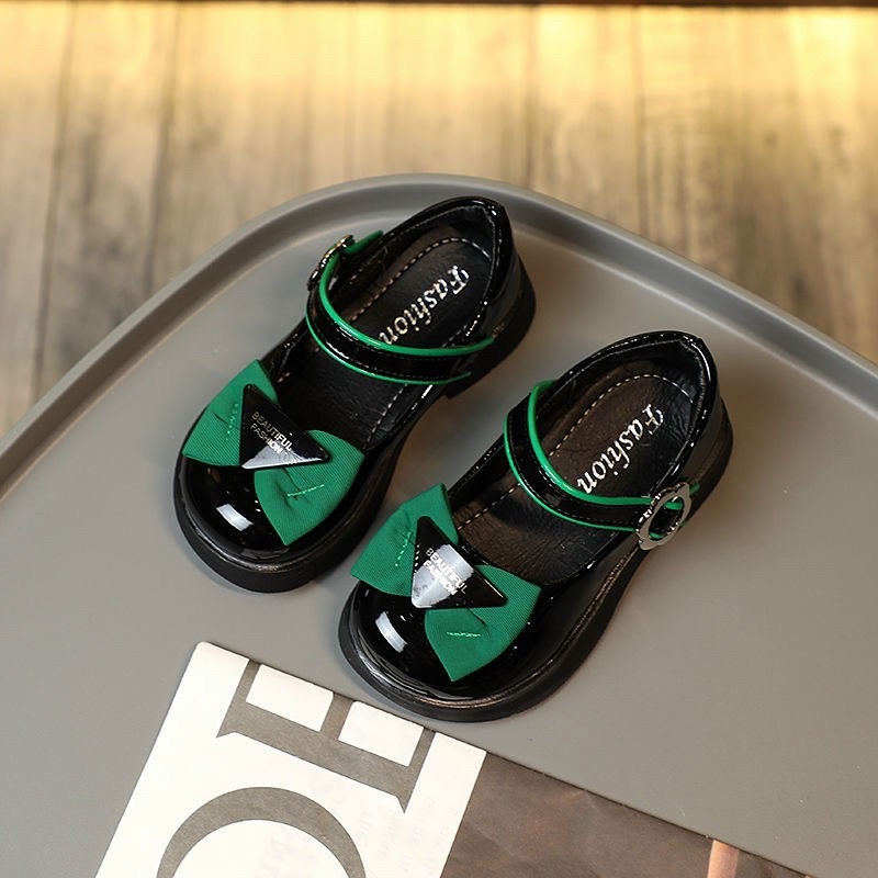 Giày búp bê bé gái nơ tam giác siêu xinh từ 3-12 tuổi