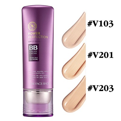 KEM NỀN ĐA NĂNG The FaceShop Power Perfection BB Cream SPF37 PA++ 40g Mẫu Mới