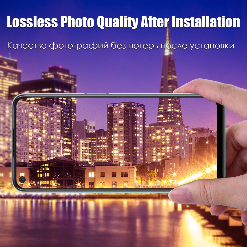 Kính Cường Lực 3D Bảo Vệ Ống Kính Máy Ảnh Cho OPPO A72 A73 A74 A76 A92 A93 A94 A96