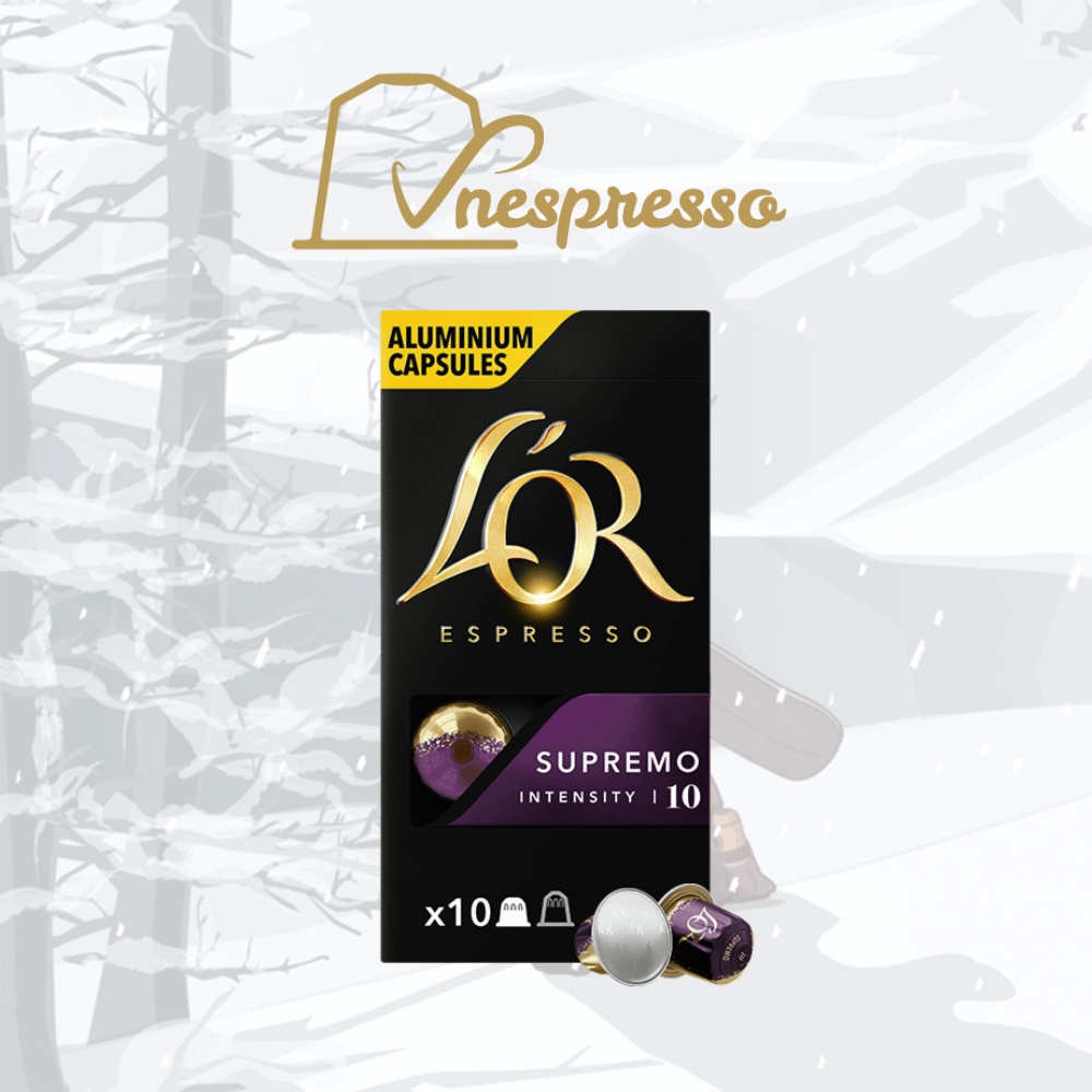 Viên nén cà phê Nespresso compatible OR Classic Intenso - Hộp 10 coffee capsules