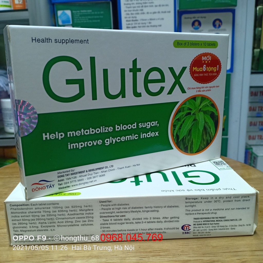 GLUTEX  hộp 30 viên