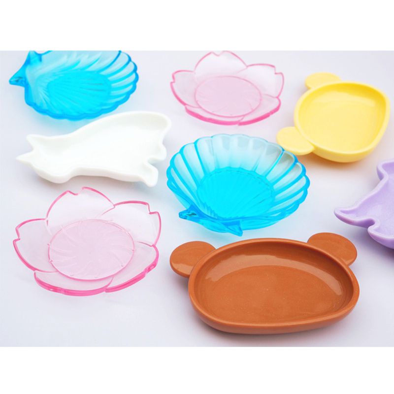 Khuôn silicon làm đồ trang sức hình gấu / hoa / chó bull dễ thương