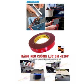 Băng Keo 3M Đàn Hồi Tốt Chuyên Dán Đồ Chơi Nội Thất Ô Tô Khổ 10mm x 10m