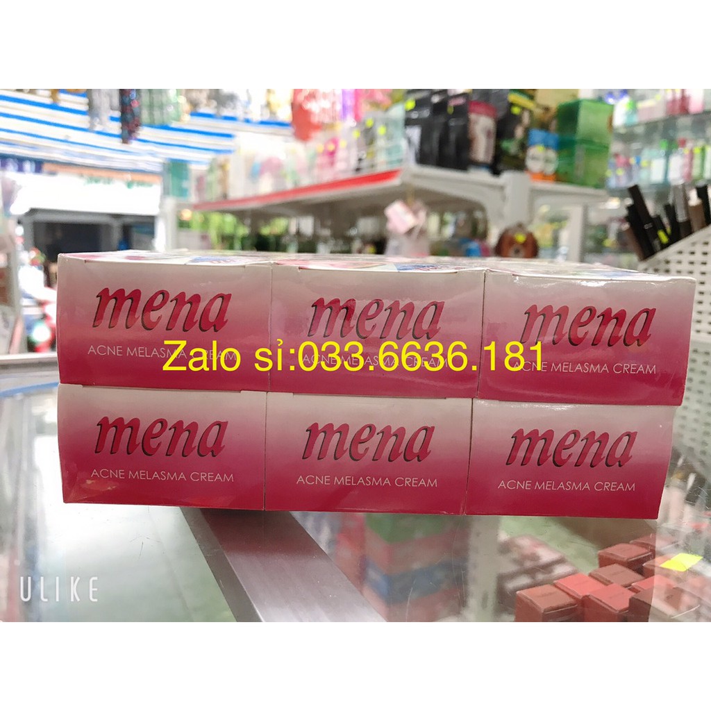 sỉ 1 lố 12 hủ kem mena 3g hàng Thái Lan