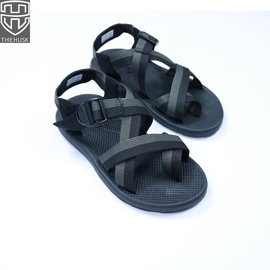 Giày Sandals Unisex HuuCuong & TheHusk Xỏ Ngón Quai Dù Đế Cao Su - TH7