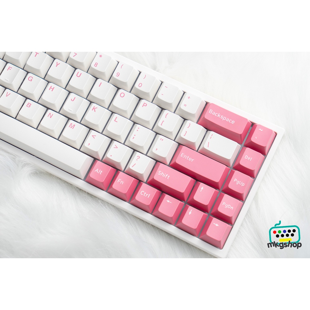 Keycap Valentine nhựa PBT in doubleshot cực nét, cherry profile 156 nút