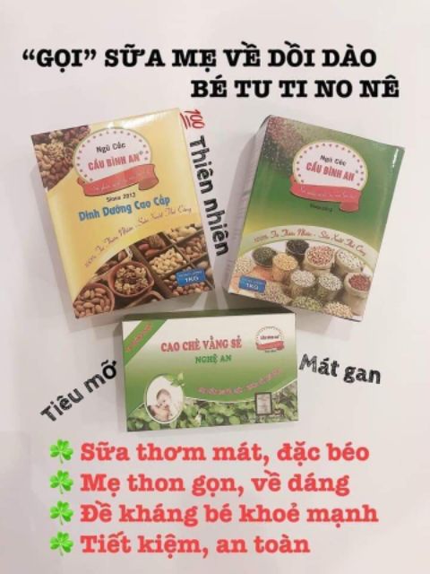 [FREESHIP] Ngũ cốc lợi sữa Cầu Bình An hộp 1 kg