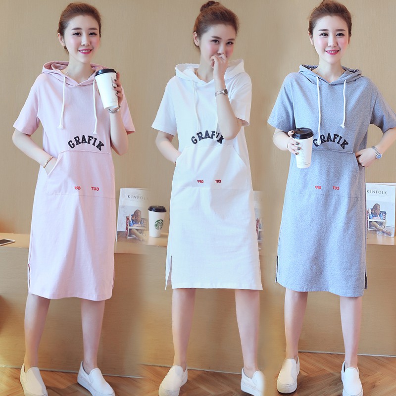 ĐẦM BẦU XÌ TIN CHO CÁC MẸ MÃ SP 6042 sẵn hồng size L.