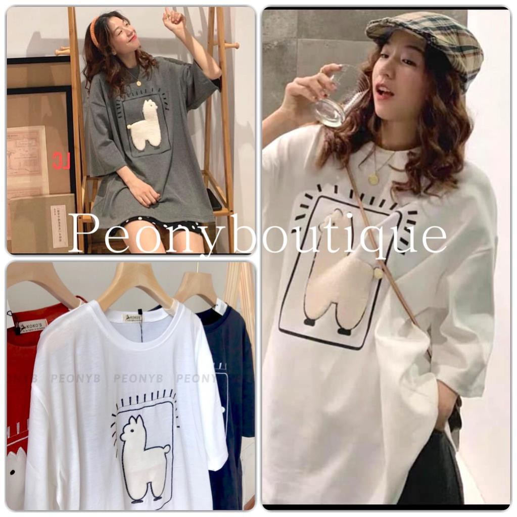 🌸 Phông cổ tròn dáng rộng oversize tay lỡ màu ĐEN | TRẮNG | XÁM Ulzzang HOT 🌸 . ️🥇