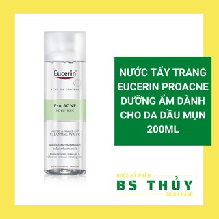✅[Chính Hãng] Nước Tẩy Trang Cho Da Dầu Mụn Eucerin Rro Acne Solution Acne & Make Up Cleansing Water Proacne 200ml