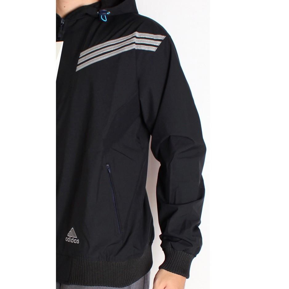 Áo Khoác Hoodie Adidas Màu Đen Chống Thấm Nước