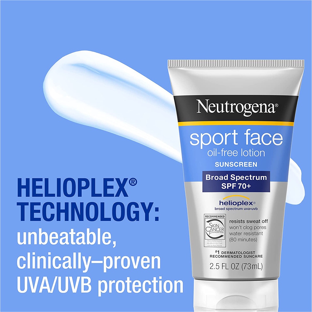 Kem Chống Nắng Neutrogena Sport Face SPF 70+ 73ml