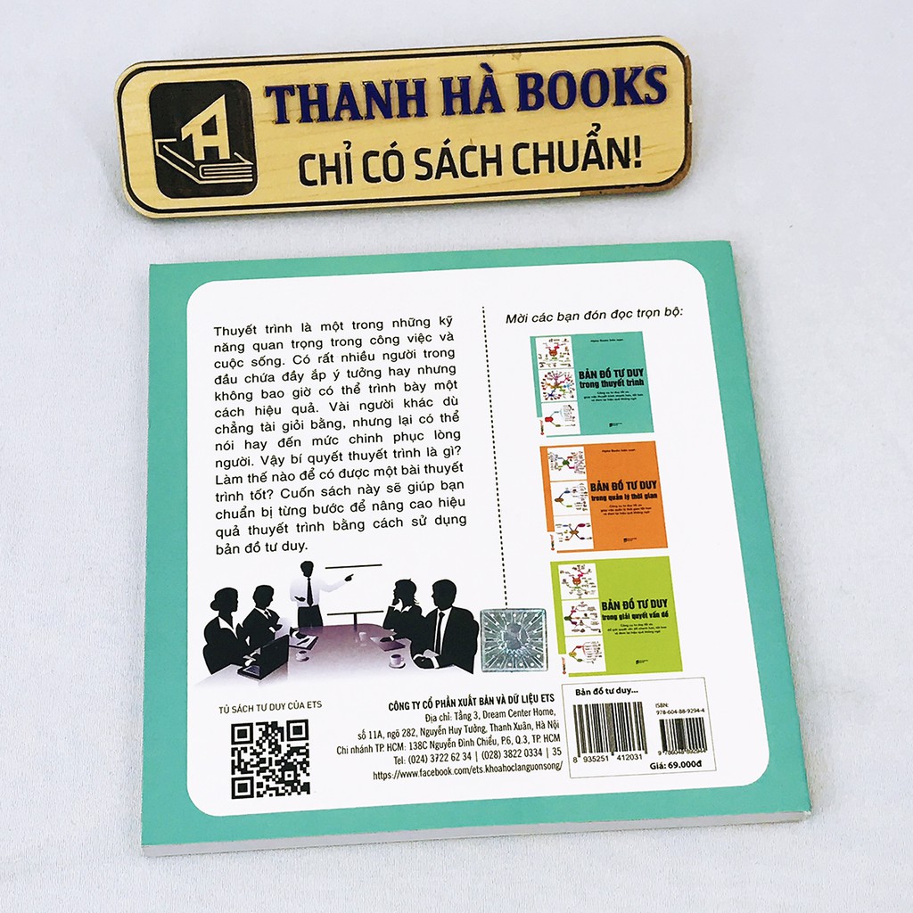 Sách - Bản Đồ Tư Duy Trong Thuyết Trình - Phao cứu sinh cho những ai đang gặp vấn đề về ghi nhớ logic- Thanh Hà Books