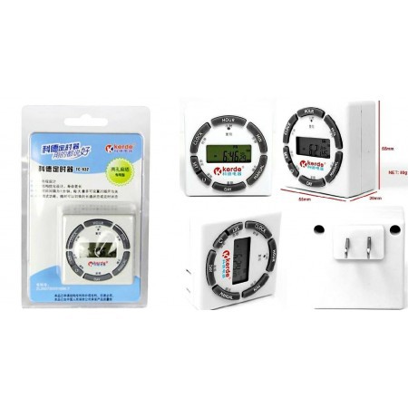 Hẹn Giờ Timer Điện Tử Kerde - Ổ Căm Hẹn Giờ Cho Bể Cá