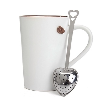 Heart Shape Stainless Steel Tea Infuser Spoon Strainer Steeper Handle Tea Strainer Tool【vollter1】