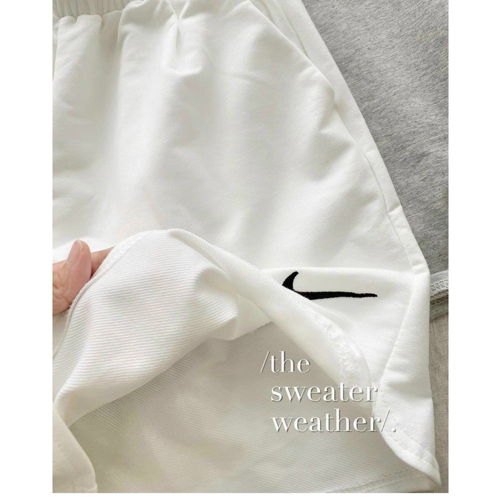 Quần short lửng da cá mềm mịn mát mẻ unisex thời trang 1kenz