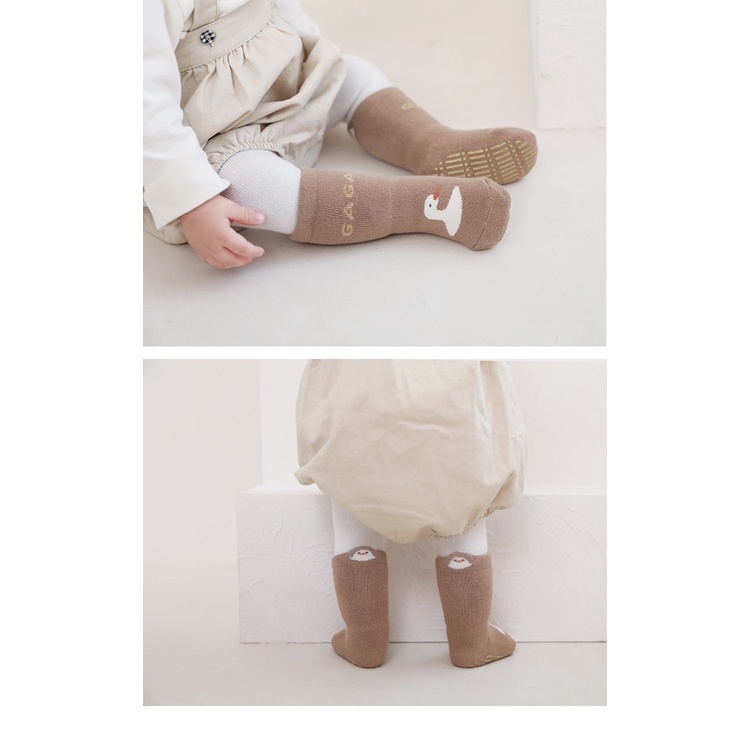Vớ Cotton Dày Thoáng Khí Họa Tiết Chấm Bi Hoạt Hình Dành Cho Trẻ Em 2437